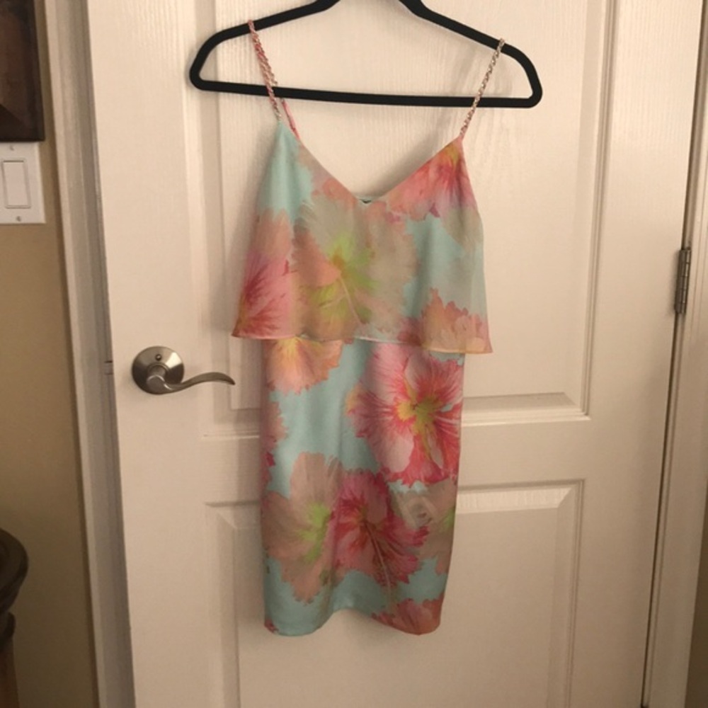 Floral spaghetti strap dress by Marciano
